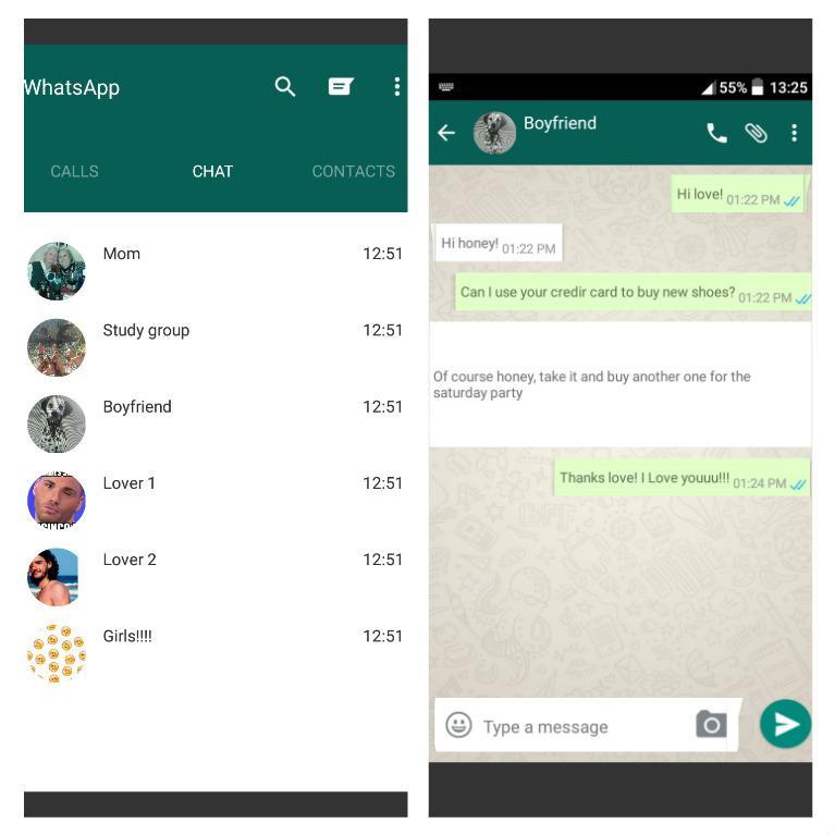 Закрытый чат в вацап. WHATSAPP Интерфейс. WHATSAPP Скриншот. WHATSAPP Android Интерфейс. Чат ватсап на андроиде.