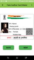Fake Aadhar Card Maker capture d'écran 3