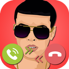 fake call from bad bunny-icoon