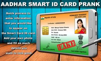Aadhar Smart Card ID Maker Prank ảnh chụp màn hình 3