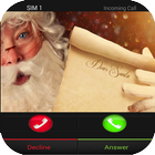 Fake Santa Phone Call prank ícone