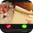 Fake Santa Phone Call prank ikon