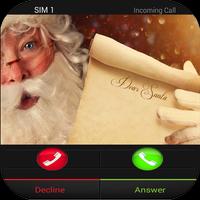 Fake Santa Phone Call prank Affiche