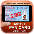 Instant Pan Card Id Maker Prank ไอคอน