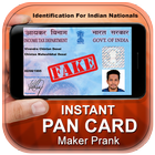 Instant Pan Card Id Maker Prank icono