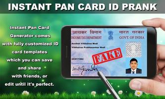 Instant Pan Card Id Maker Prank captura de pantalla 2