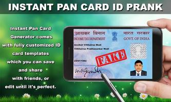 Instant Pan Card Id Maker Prank ภาพหน้าจอ 2