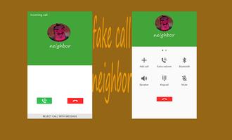 Fake Call Neighbor постер