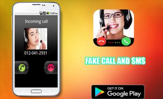 FREE Fake Call And Message poster