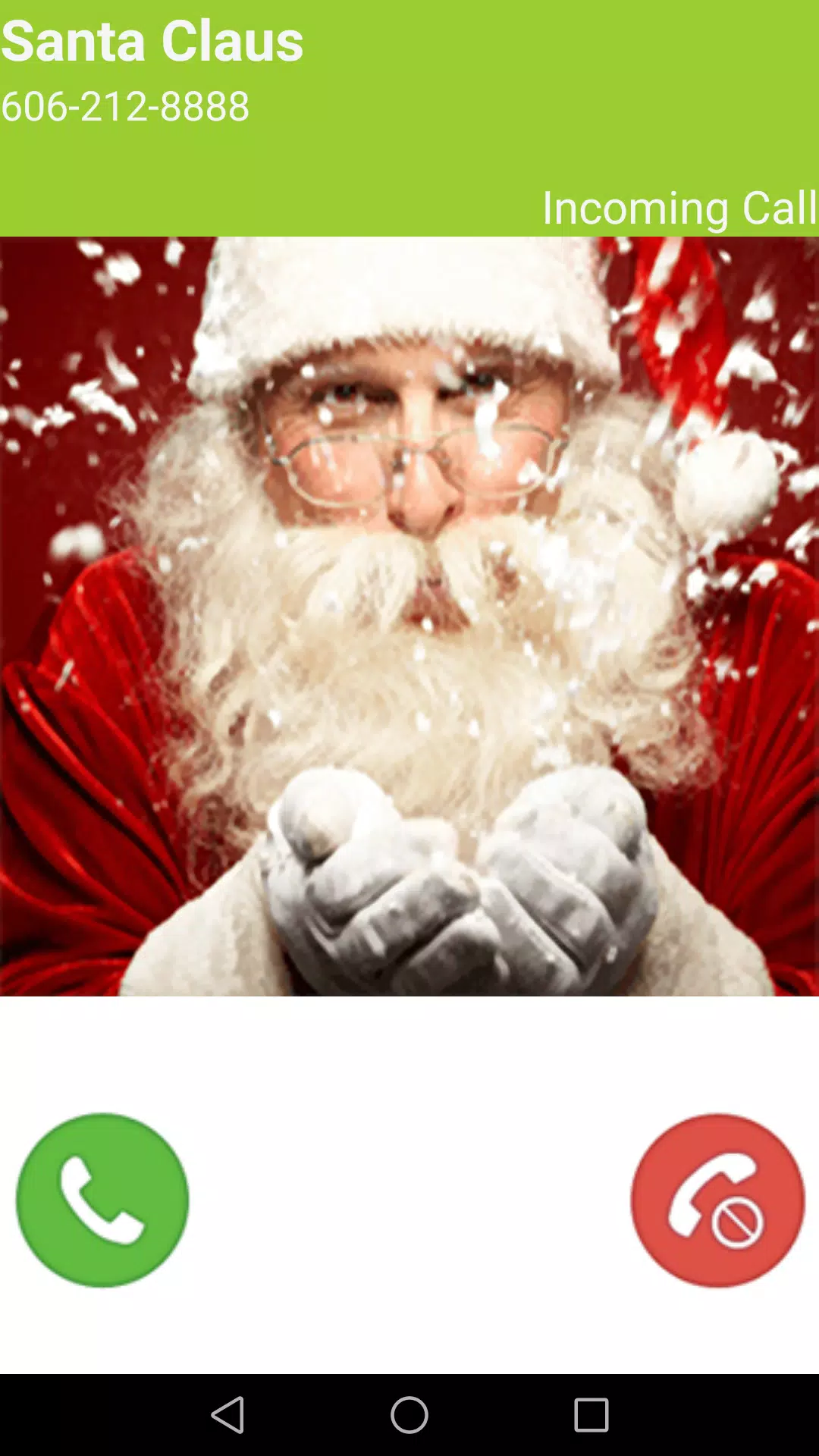 Descarga de APK de Llamar desde Santa Claus para Android