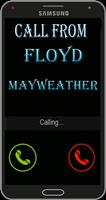 2 Schermata call  from Floyd Mayweather prank