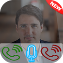 call from Justin trudeau prank APK