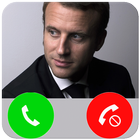 Fake Call Emmanuel Macron-icoon