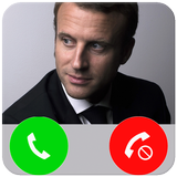 Fake Call Emmanuel Macron icône