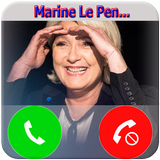 Fake Call Marine Le Pen icon