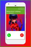 برنامه‌نما Fake Call - Miraculous Ladybug عکس از صفحه