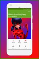 برنامه‌نما Fake Call - Miraculous Ladybug عکس از صفحه