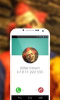 Killer Clown fake call prank imagem de tela 3