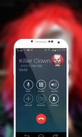 Killer Clown fake call prank poster
