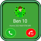 Fake call From Ben 10 icône