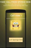 Fake Call From Spongebob ภาพหน้าจอ 1