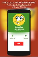 Fake Call from Spongebob اسکرین شاٹ 3