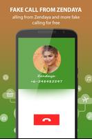 Fake Call From Zendaya تصوير الشاشة 1