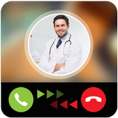 Fake call doctor icon