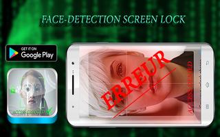 Face-Detection screen Lock Prank capture d'écran 1