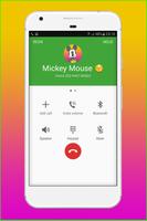 Fake Call From Mickey MS 截图 1