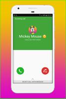 برنامه‌نما Fake Call From Mickey MS عکس از صفحه