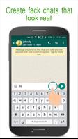 WhatsaFake (Fake Chat) اسکرین شاٹ 2