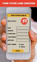 Indian Fake Voter Card ID Maker Prank Affiche