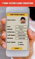 Indian Fake Voter Card ID Maker Prank captura de pantalla 1