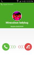 Fake Call From Miraculous Cat Ladybug captura de pantalla 2