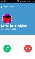 Fake Call From Miraculous Cat Ladybug captura de pantalla 3