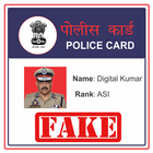 Fake Police Card Maker Prank icône