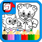 Danial Tiger Coloring Book icon