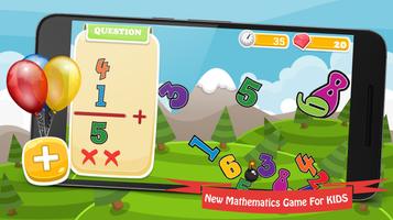 Math Games Mathematics - New Poster