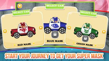 Super PJ The Mask Road Racing poster
