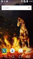 برنامه‌نما Horse on fire live wallpaper عکس از صفحه