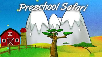 Preschool Safari Free Affiche