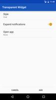 Transparent Widget captura de pantalla 3