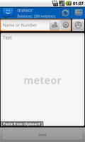 WebSMS: Meteor Webtext पोस्टर