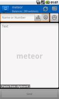 WebSMS: Meteor Webtext poster