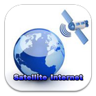 Satellite Internet Zeichen