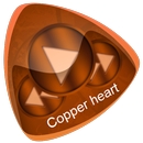 APK Copper heart Best Music Theme