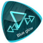 Blue glow icône
