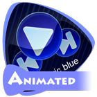Electric blue icon