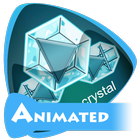 Magic crystal icon